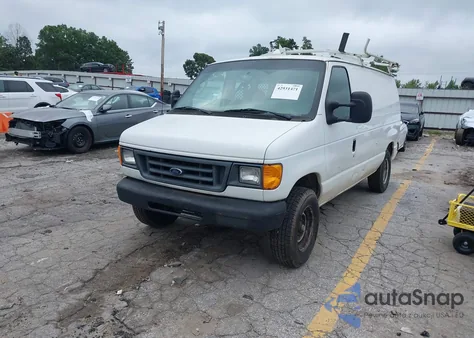 2007 Ford E-250 Commercial/Recreational z USA, uszkodzony, nr VIN 1FTNE24W57DB27377